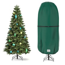 Upright Christmas Tree Storage Cover,Tear Resistant Adjustable 9 FT Christmas...