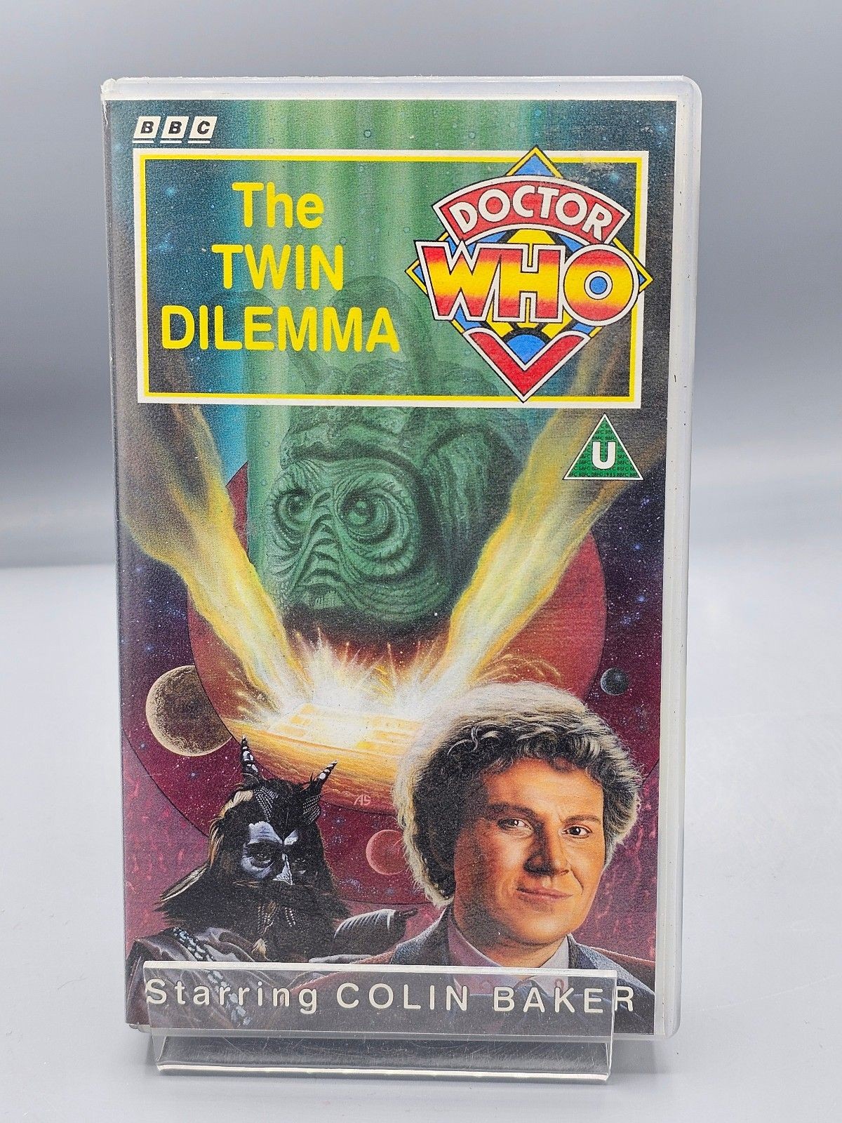 Doctor Who: The Twin Dilemma VHS Video - Colin Baker- Classic Doctor Who