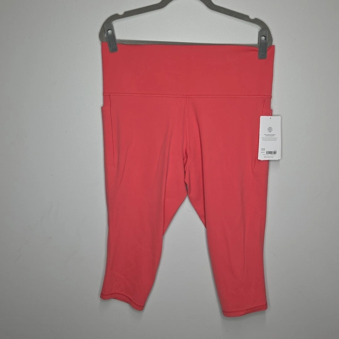 Veste De Survêtement Athleta Femme XS Bleu-orange, Crop Running, état Impeccable