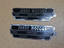 Nos Osage Ia Jorde Motors Ford Dealer Emblem Mustang Cj Comet F150 61 63 67 69 2