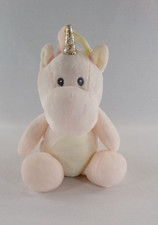 Kellytoy Pink 11" Unicorn Plush Rattle Crinkle Arms Stuffed Animal Toy With Clip