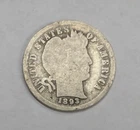 1893 Barber Dime US Coin