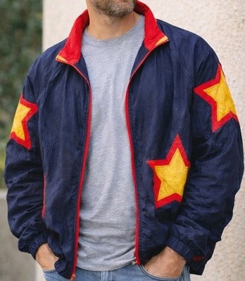 Vintage CST Sport Star Daily Windbreaker Jacket Adult 2X-4XL Oversized Retro 90s