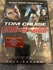 Mission: Impossible III DVD 2006 Single Disc Full Screen New Sealed Tom Cruise