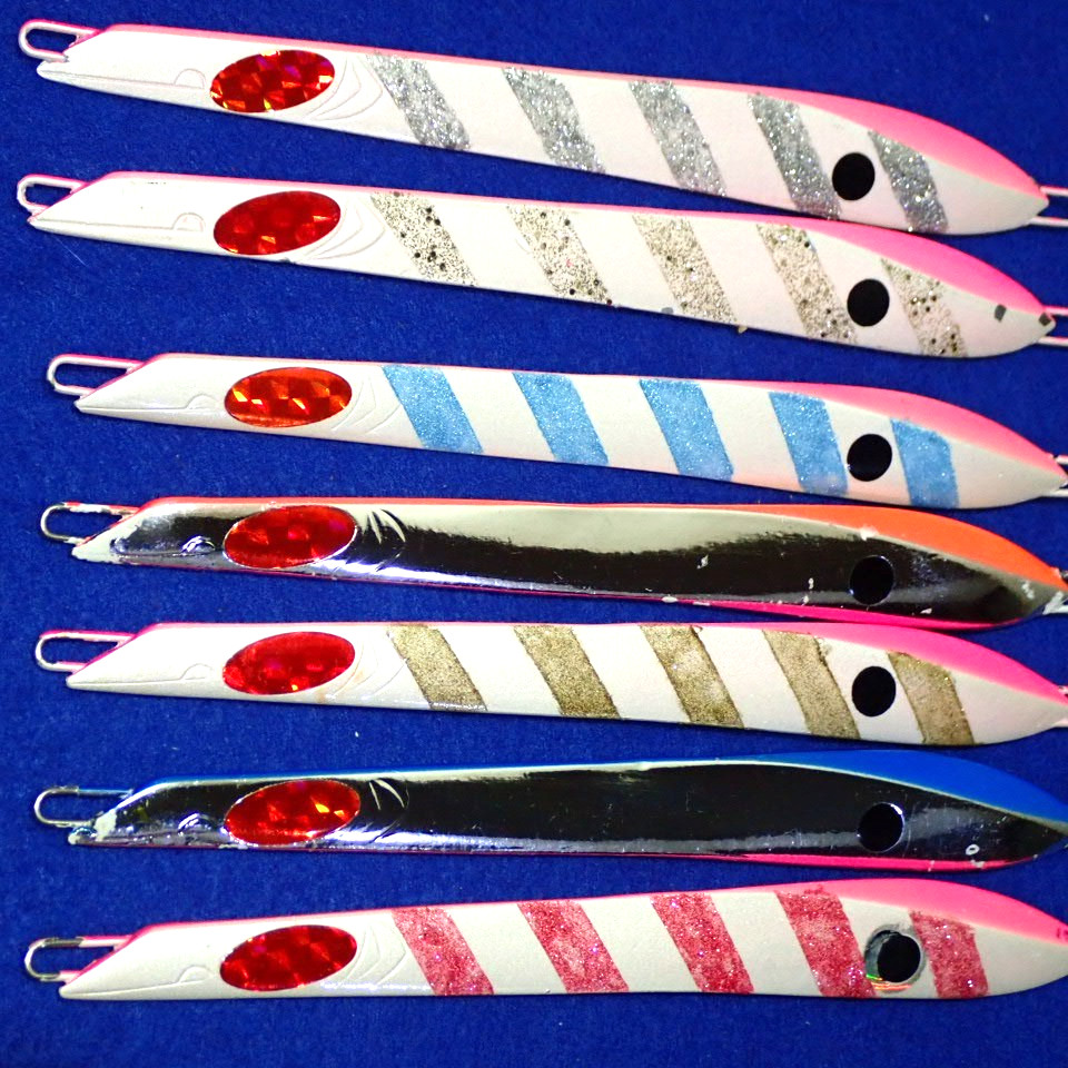 FISHERMAN CRAZY LONG JDM Fishing Lure Lot of 7 Handcrafted Jig Made in Japan - Image 5