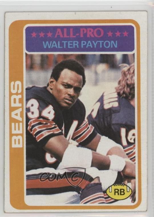 1978 Topps All-Pro Walter Payton #200 HOF 0q4x