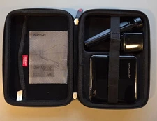 Apeman M400 DLP Projector with tripod and case, mini, travel, portable