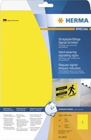 Herma Signal-Schilder StrapazierfäHig A4 210X297 Mm Gelb Stark Haftend Folie Mat