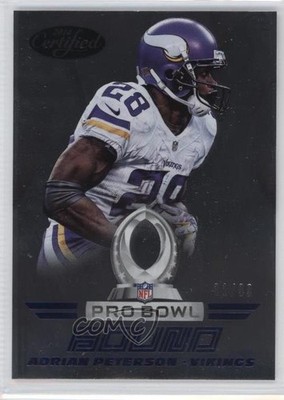 2014 Certified Pro Bowl Bound Blue /99 Adrian Peterson #PB7 0o9