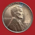 1940-D  Uncirculated BU Red RD - Lincoln Wheat Cent  868