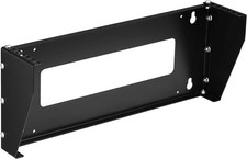 2U Wall Mount Rack Vertical Server Patch Panel Bracket 19" for Networking Stu...