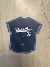 Dutch Bros Coffee Sticker Baseball Jersey June 2025 Apparel
