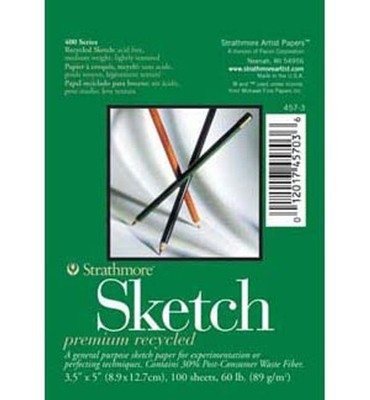Strathmore Sketch Pad 400 Recycled 5.5x8.5