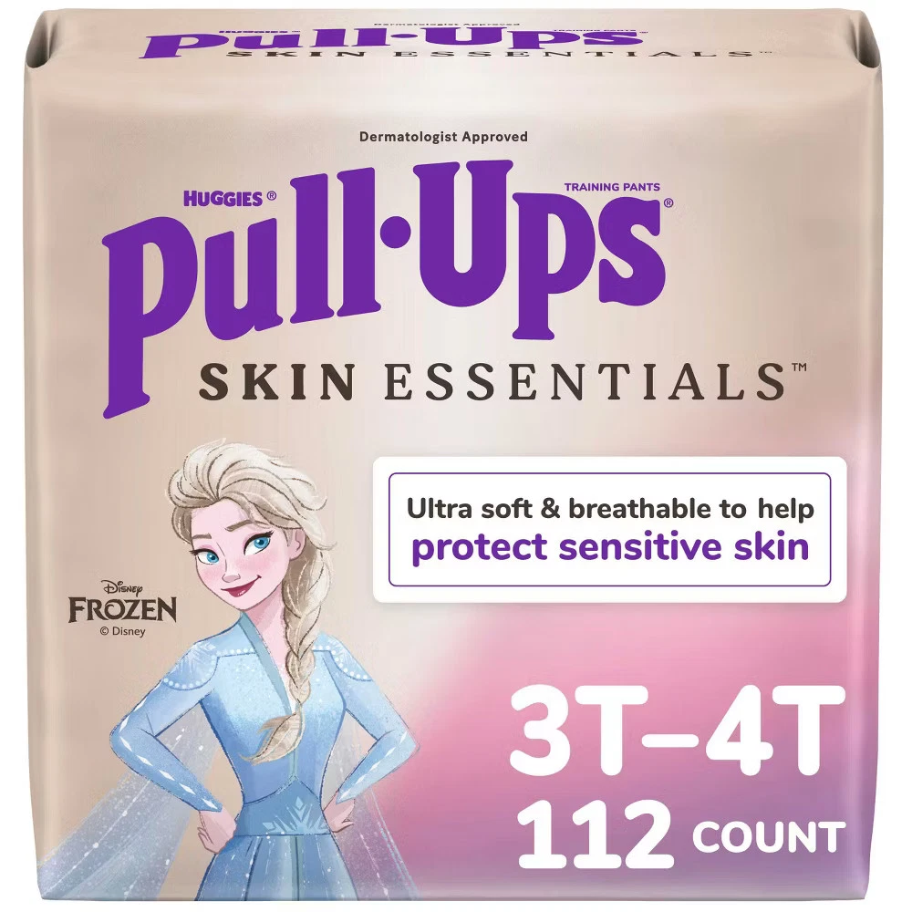 Pull-Ups Girls' Skin Essentials Luxury Training Pants - Size 3T-4T - 112ct