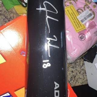 Jordan Walker Autograph Bat James Spence Authentication COA
