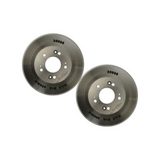 Rear Drum Brake Kit Brake Drum Brake Drums 2pc For Ford F-100 Ranger