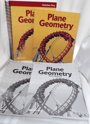Abeka Plane Geometry 2nd Edition Student Text Tests & Quizzes +Both Answer Keys