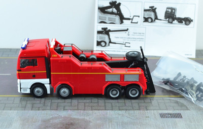 Herpa MAN TGX XLX Wrecker - Tow Truck Red 1:87 HO Scale | eBay