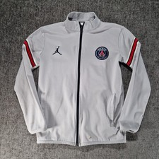 Jordan PSG Track Suit Jacket 8-9 Yrs. 16" P2P Paris Saint-Germain Grey