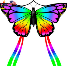 JEKOSEN Butterfly Huge Kite for Kids and Adults Easy to Fly Single Line String w