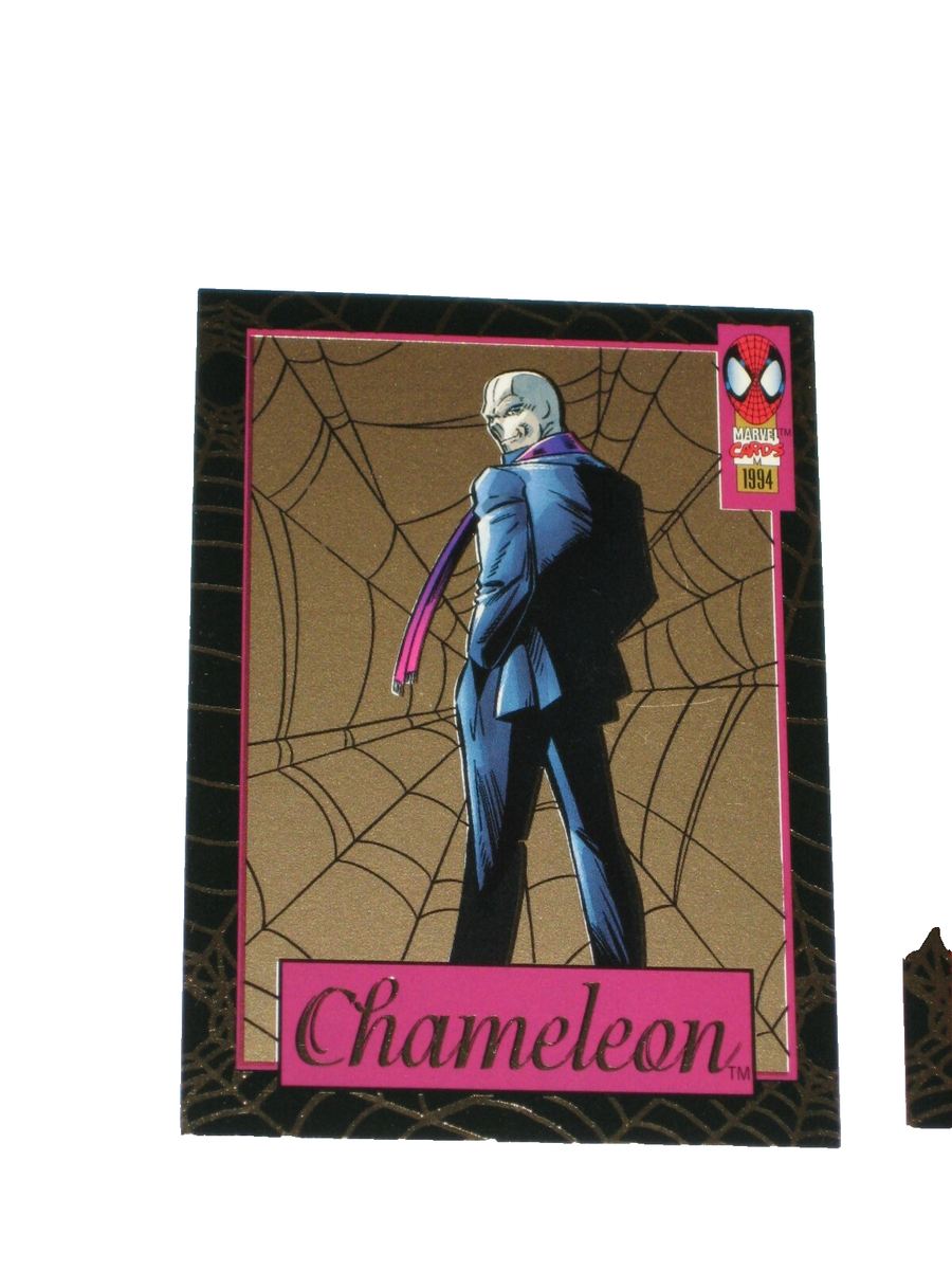 1994 FLEER AMAZING SPIDERMAN GOLD WEB CHASE 6 CARD SET VENOM
