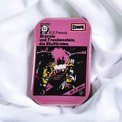02 Dracula und Frankenstein, die Blutfürsten | Kühlschrankmagnet | NEU | 