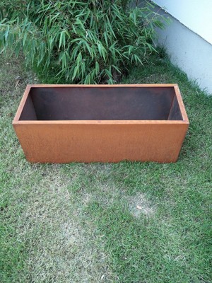 Edelrost Hochbeete Metall Blumentopf Pflanzschale Gartendeko Übertopf