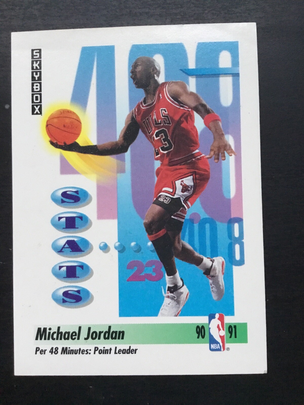1991 SkyBox Michael Jordan #307 Stats Leader, The GOAT!