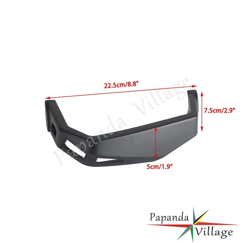 Black Hand Guard Handlebar Protector Kit For Can-Am Ryker 600 900 Sport 2019-'23 - Image 2 of 4