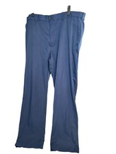 Watters & Eton Mens Navy Blue Dress Pants 100% Polyester Made In Vietnam Size 46