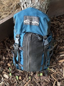 retro hiking backpack