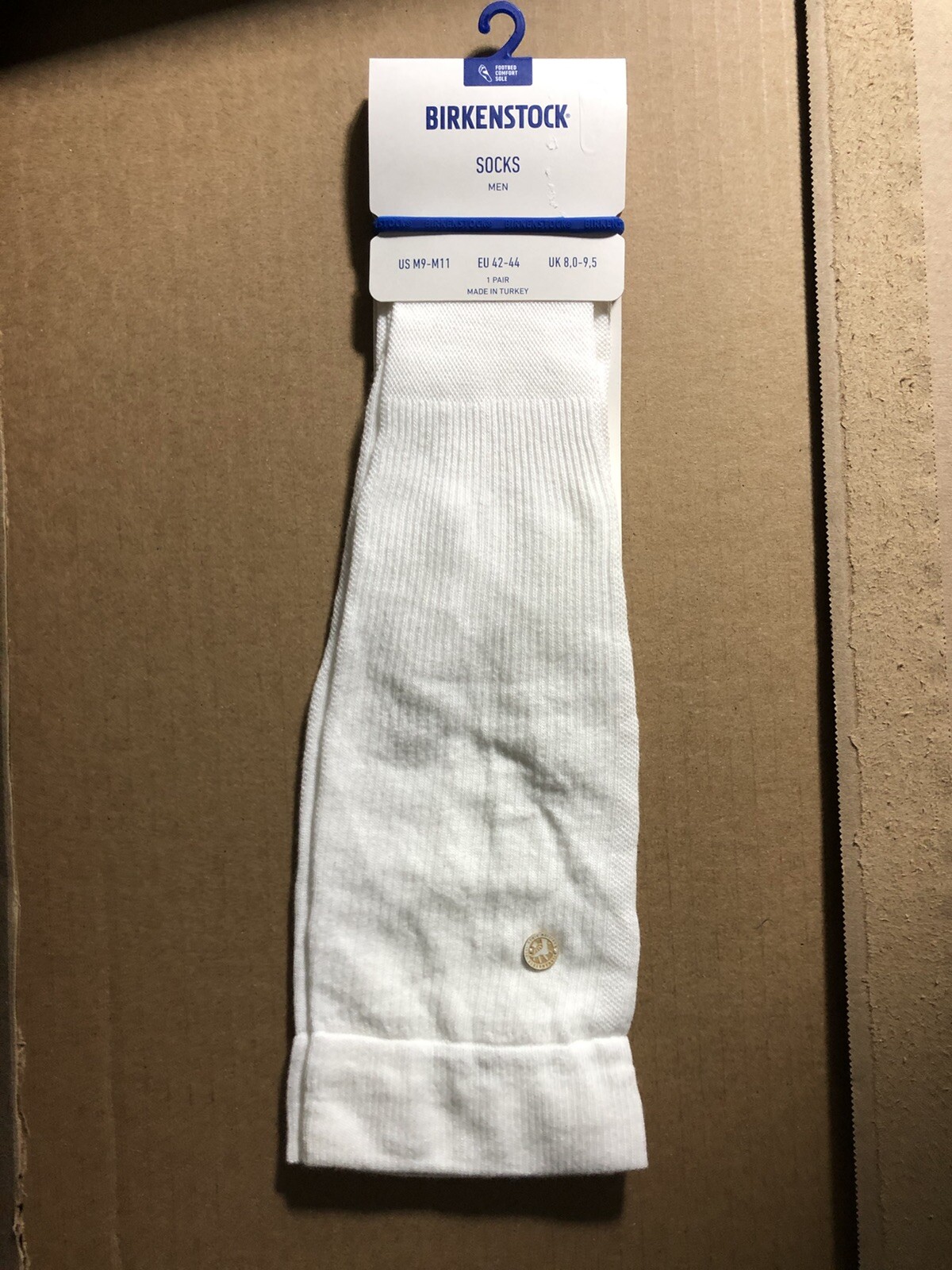 SAOLA Calze Birkenstock plantare suola comoda bianche taglia US M9 M11