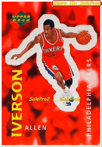 100++ ALLEN IVERSON NBA SINGLES ROOKIE INSERT GAME JERSEY SET LOT YOU PICK LIST - Picture 22 of 66