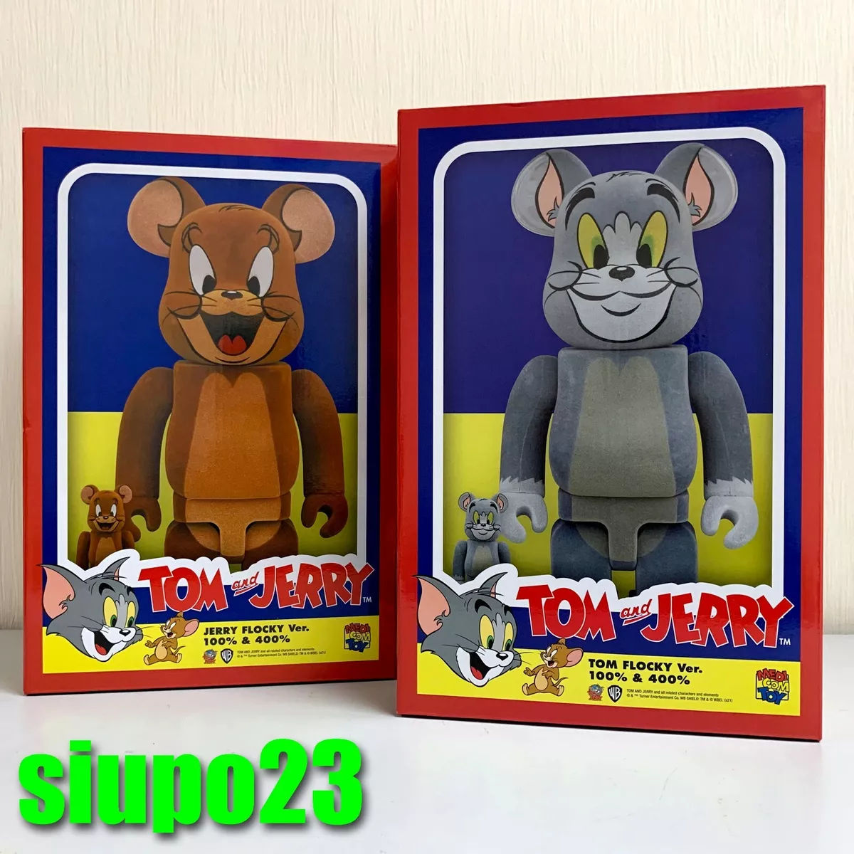 BE@RBRICK Tom & Jerry hogwarts 100%&400%キャラクターグッズ