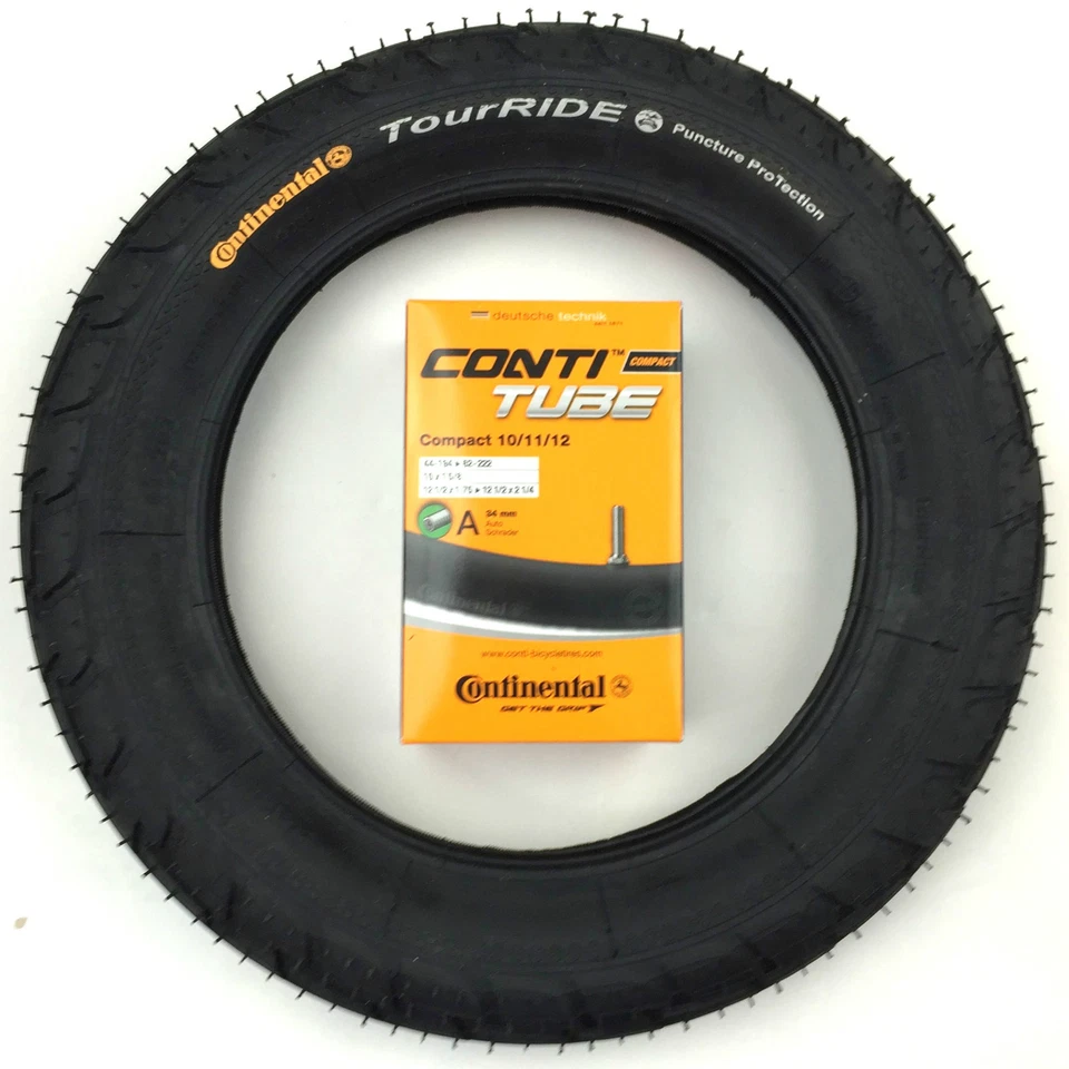 Kinderrad Bereifungs-Set Continental 12 1/2 x 2 1/4 (62-203) Reifen und Schlauch