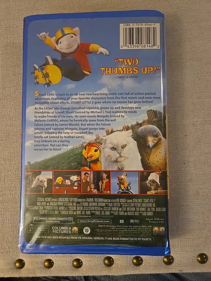 Stuart Little 2 (VHS, 2002, Clamshell) - Image 3 of 3