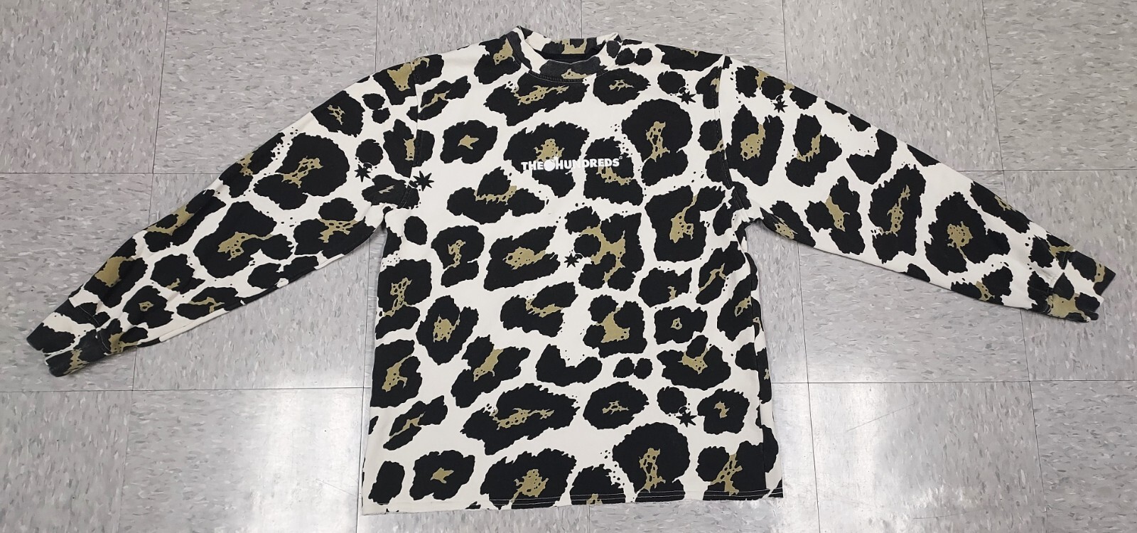 The Hundreds UNISEX Sweatshirt Fight Back Camo Print Size S