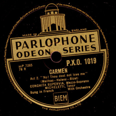 CONCHITA SUPERVIA ''Carmen'' No! Thou dost not love me / One moment stop... G3246