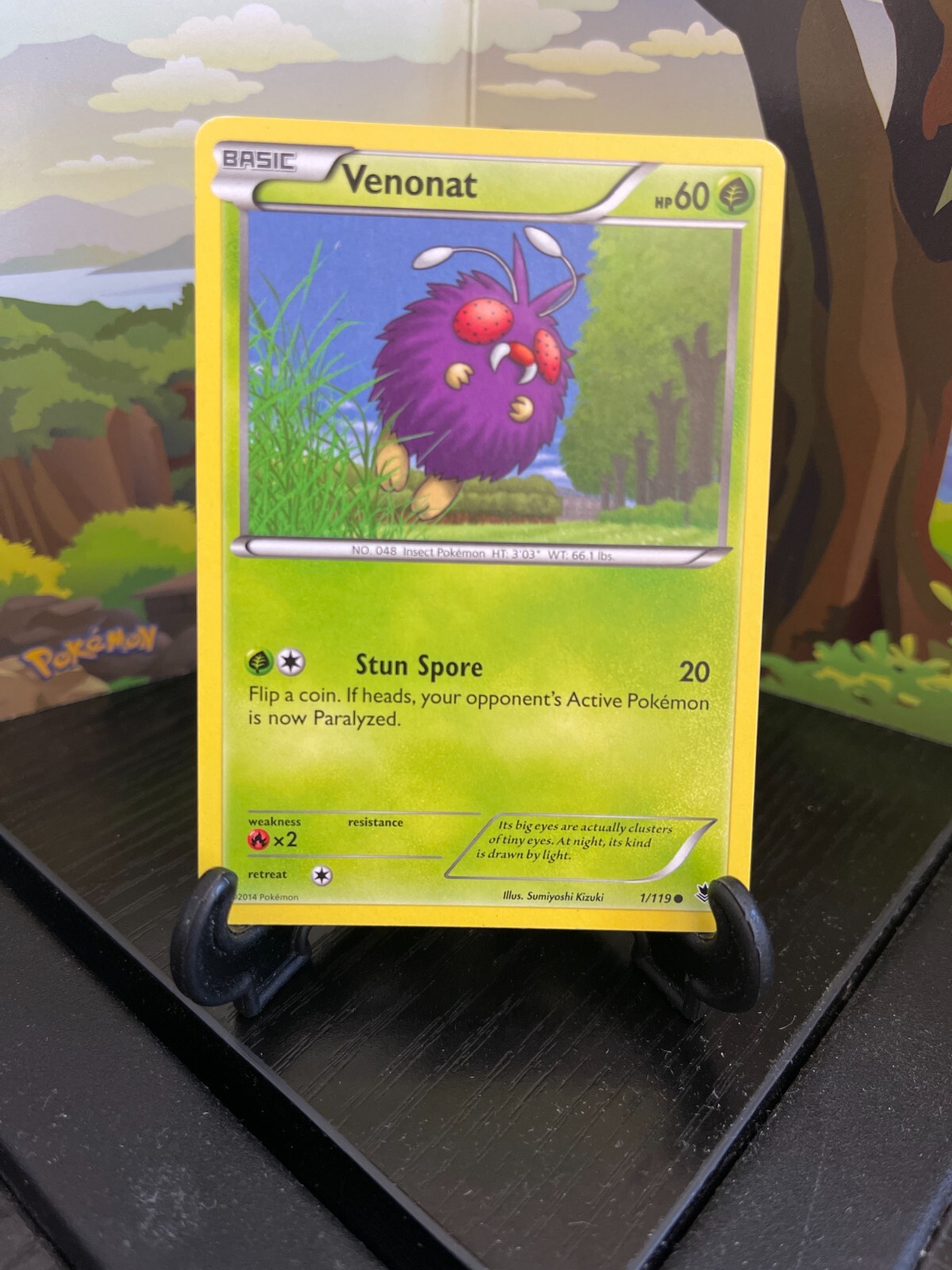 Venonat 1/119 - Phantom Forces - Common - Pokemon Card TCG - LP