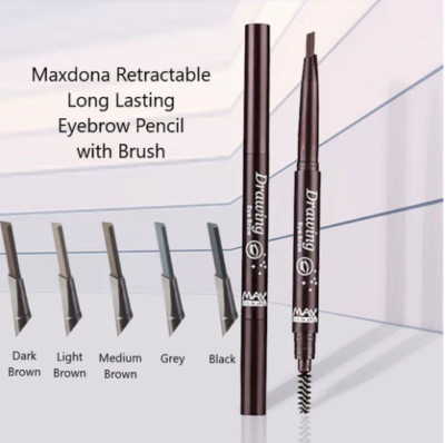 Profi einziehbare Augenbrauenstifte mit Augenbrauenpinsel Fine Brow Definition Shaper
