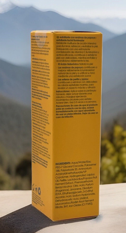 EXFOLIANTE ENZIMÁTICO DE PAPAYA VITAMINA C RODIAL 2,36 oz / 70 ml NUEVO SELLADO REG. $50 Foto 3 de 4