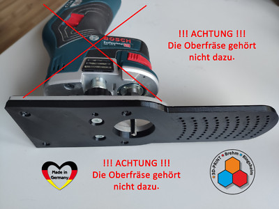 Fräszirkel für BOSCH GKF 12V-8 Accu-Kantenfräse - Radius ca. 48 - 134 mm