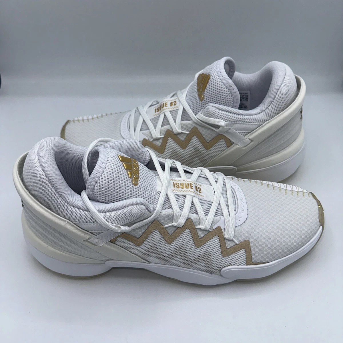 アディダス メンズ バッシュ adidas D.O.N. Issue #3 - White/Gold adidas D.O.N. Issue #3 White Gold Metallic | eBay