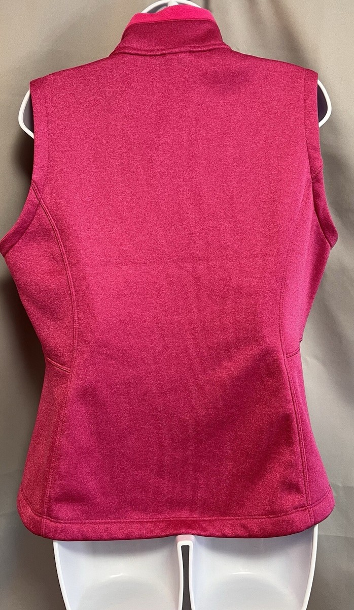 The North Face Pink Vest Women's Sz Large Full Zip | eBay