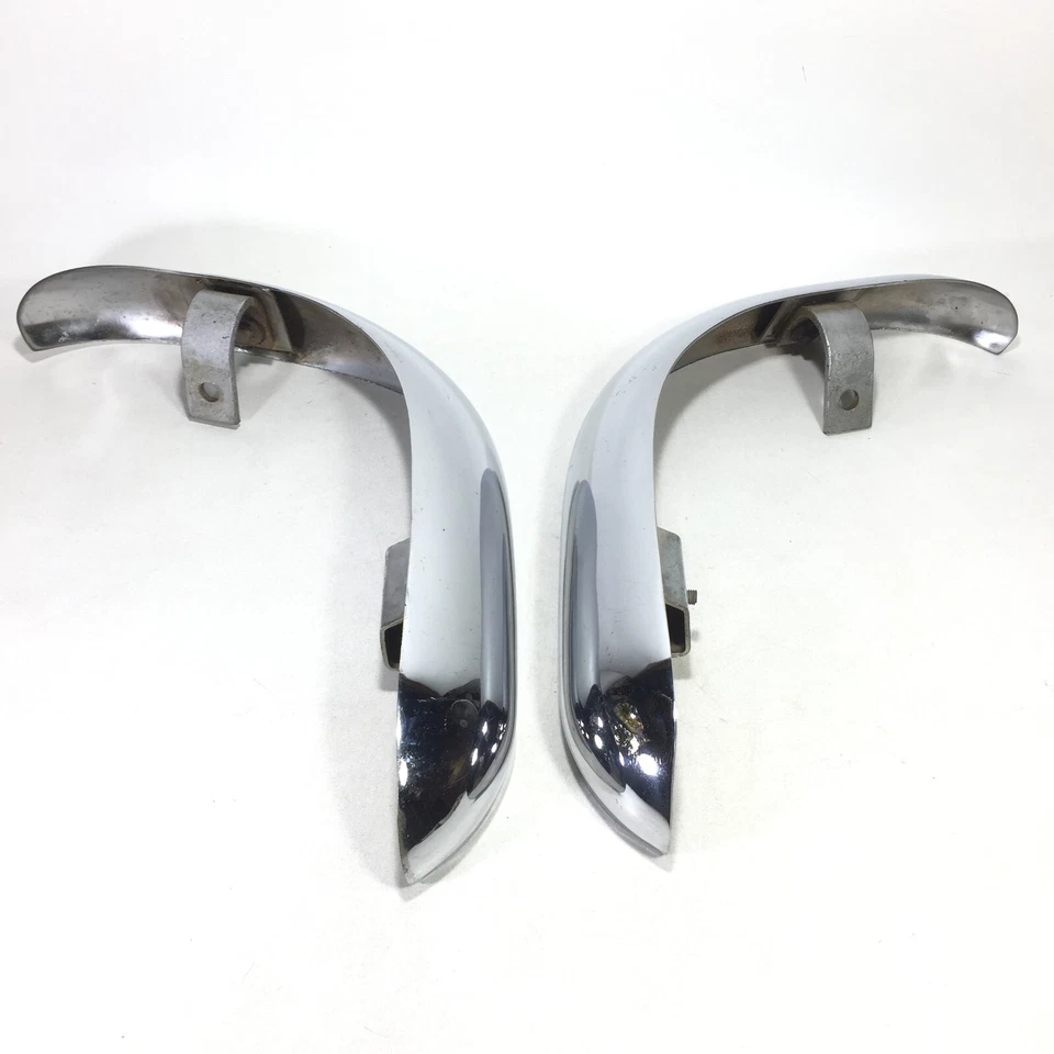 Par trasero derecho izquierdo cromo parachoques esquina cuarto OEM USADO para Triumph GT6 Spitfire Foto 4 de 4