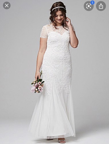 Simply Be Joanna Hope Size 10 UK Ivory 