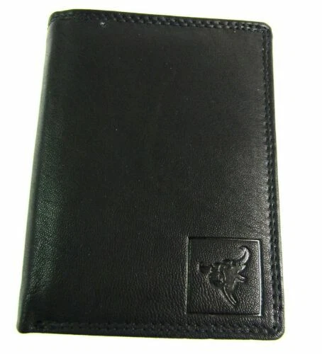 Portes-monnaie et portefeuilles bleus en cuir pour homme