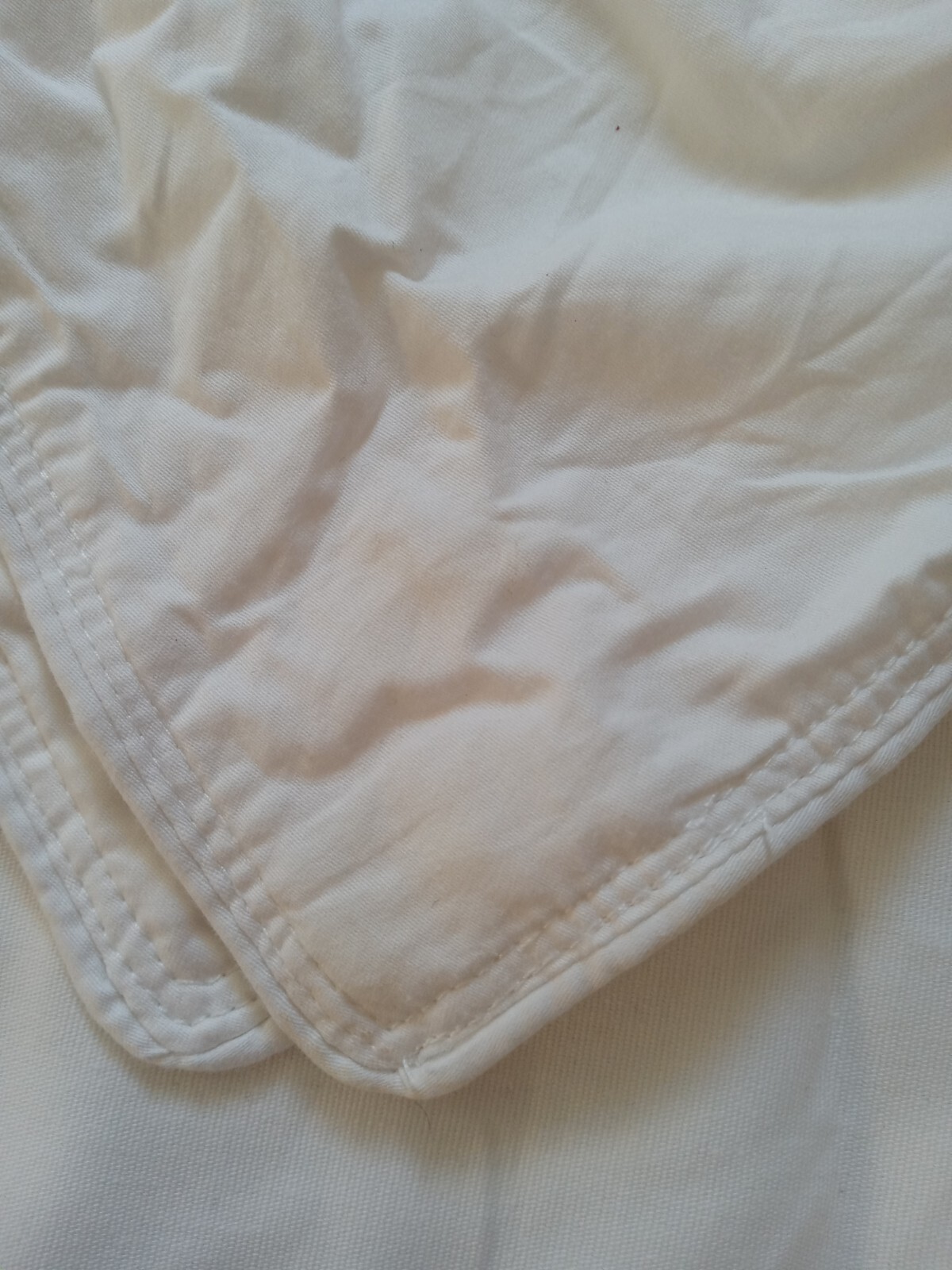 Sleep Number Zippered Cotton Cover 92" X 108" Duvet White Supima Cotton