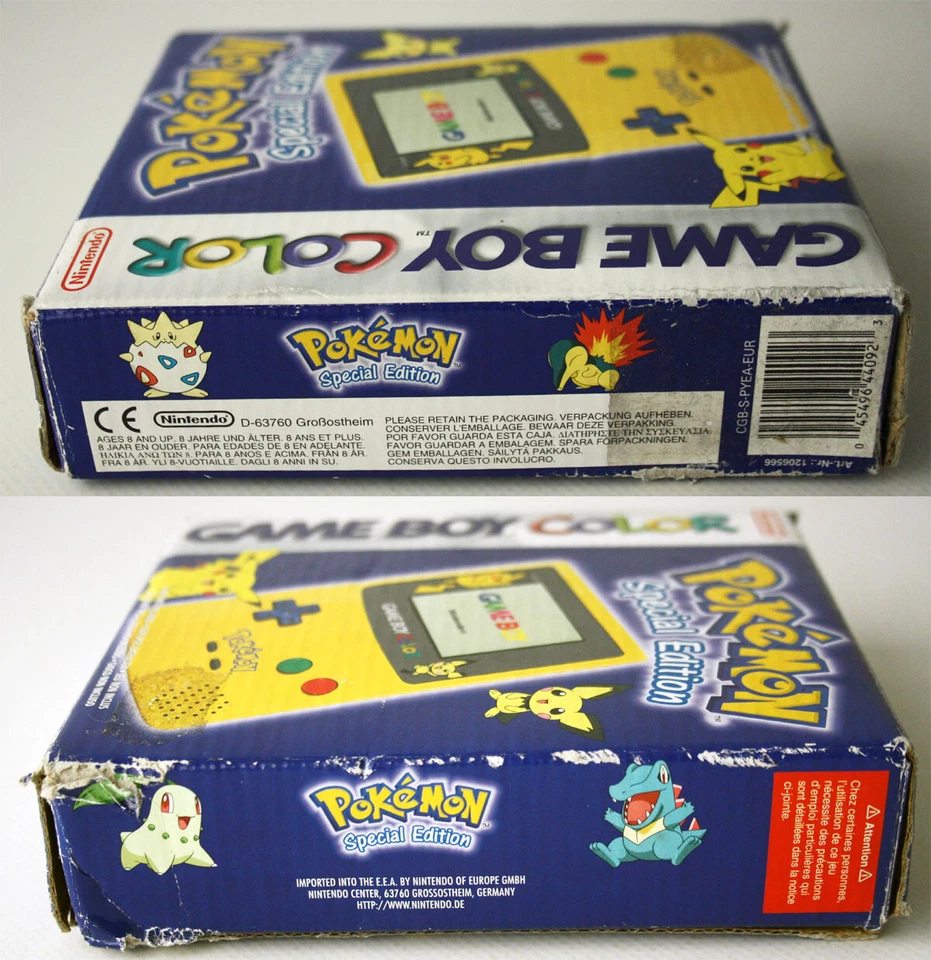 2001 NINTENDO GAME BOY COLOR POKEMON SPECIAL EDITION CONSOLE OLD STORE FIND ! - Image 3 of 4