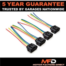 4X IGNITION COIL WIRING HARNESS FOR SKODA OCTAVIA SUPERB 1.8 T MFPC26WIRx4SK